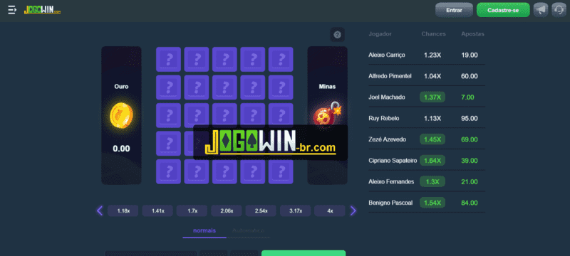 Jogo para mais de 18 anos